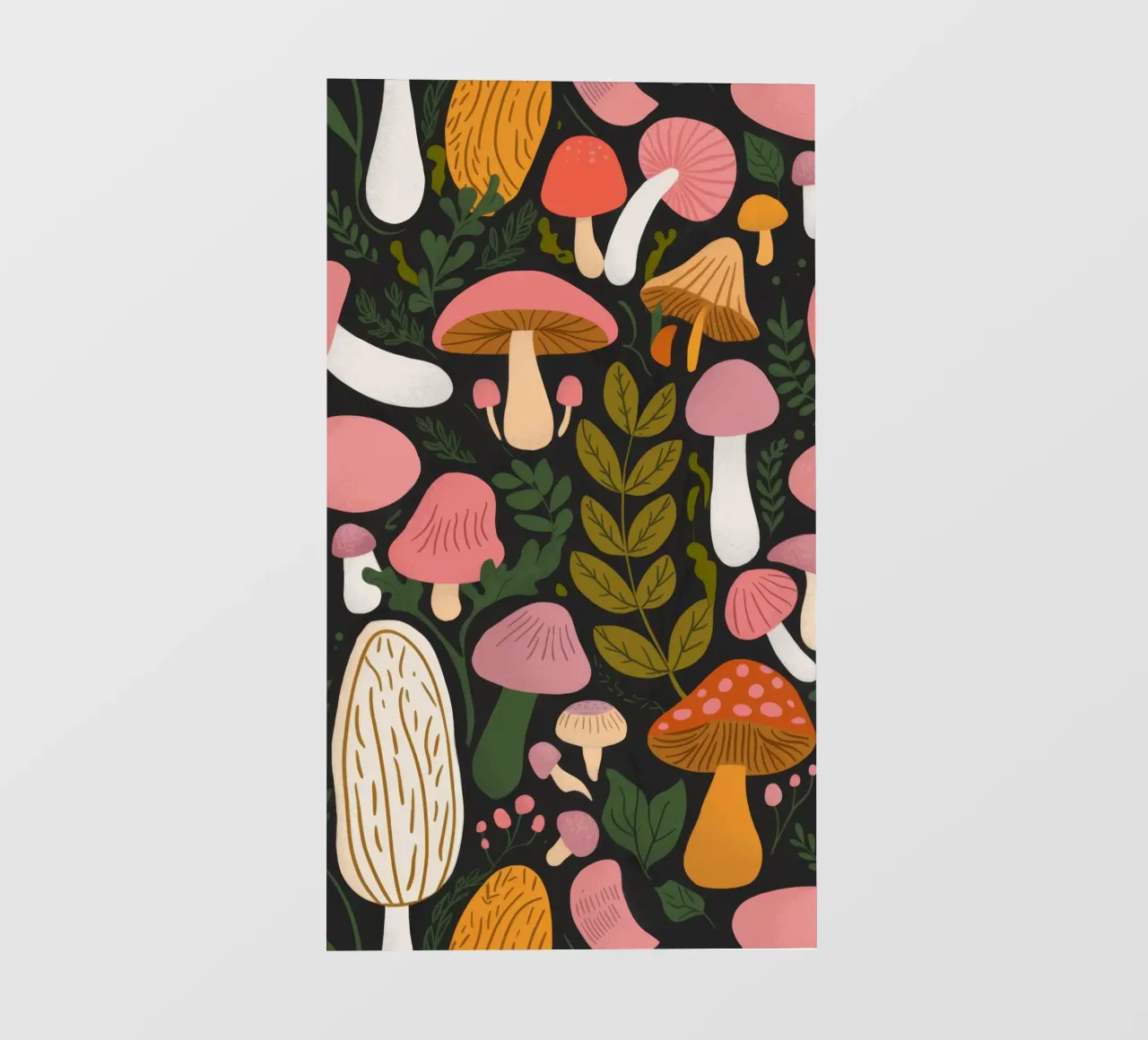 Fantaisie dans la forêt de champignons bâche pvc de Fine Sanctuary