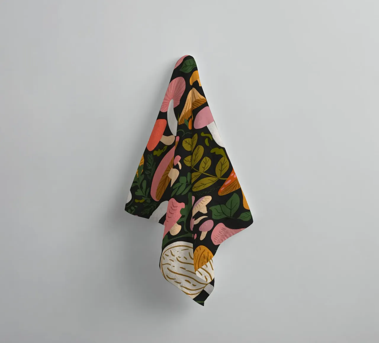 Mushroom Forest Fantasy towel by Fine Sanctuary