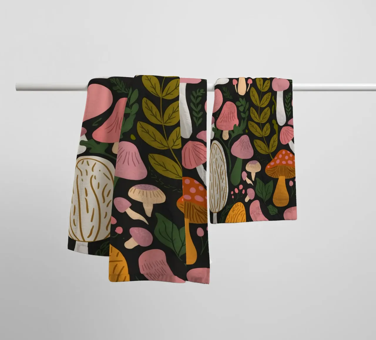 Mushroom Forest Fantasy towel by Fine Sanctuary