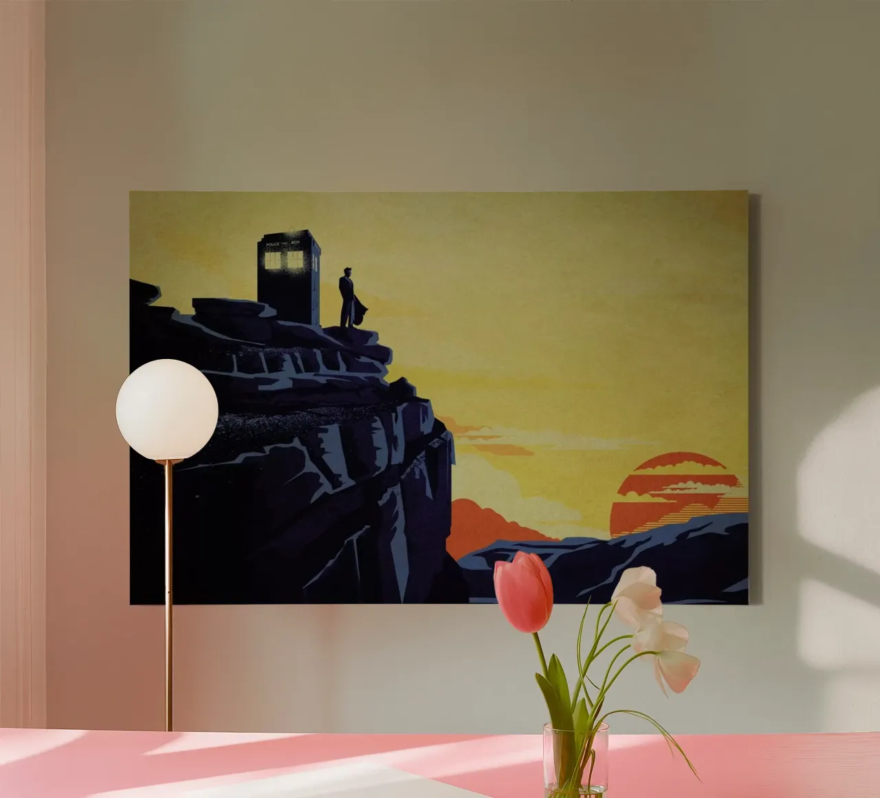 Another Day canvas met Baklijst van Danny Haas