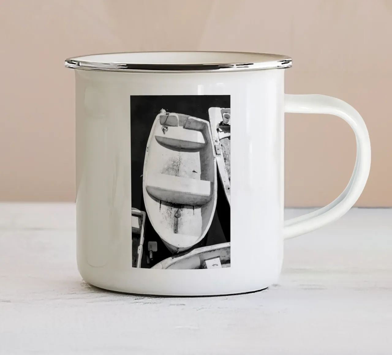 Parcheggio n. 2 tazza in smalto da rafael campezato
