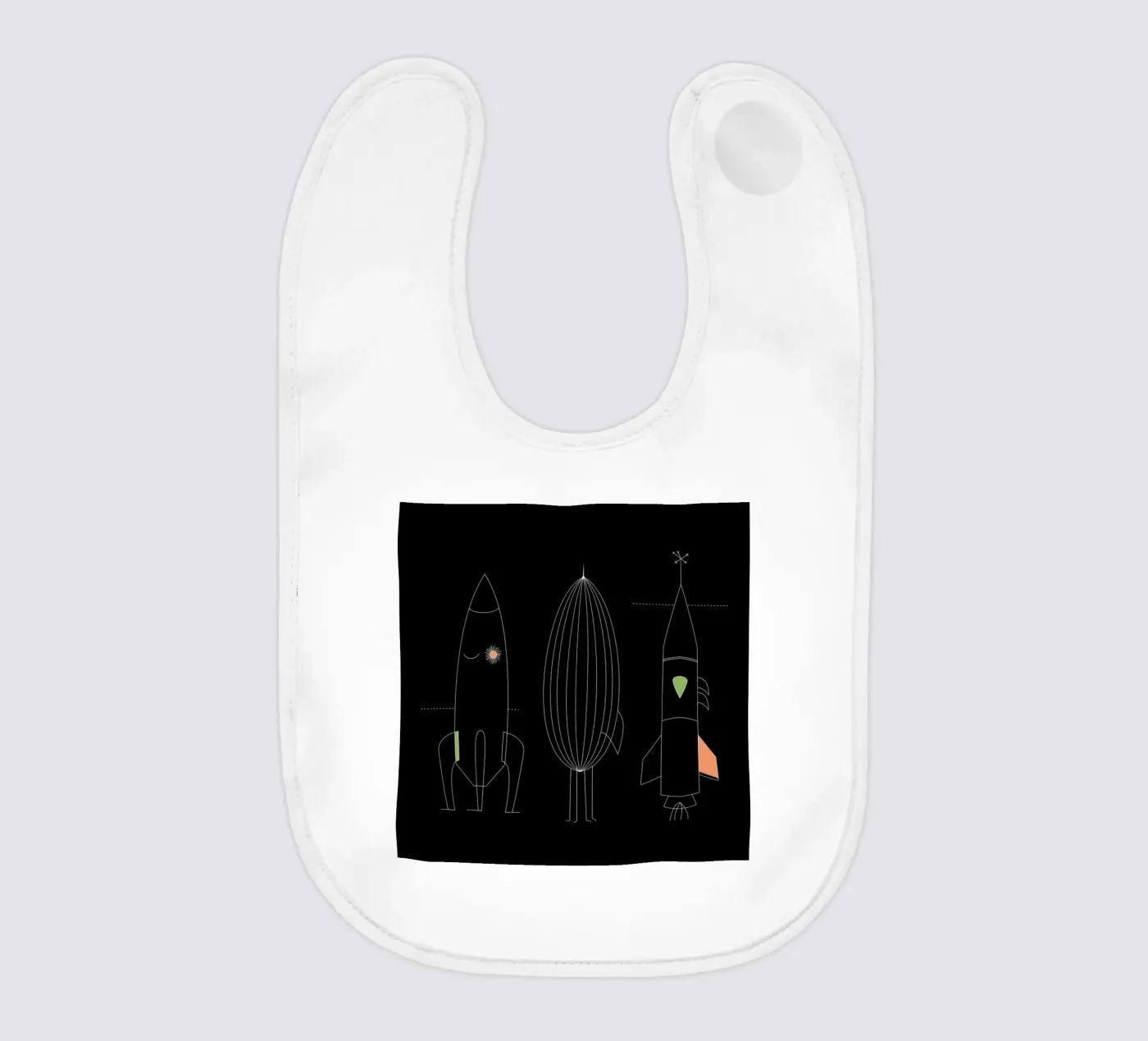 Rockets Babylätzchen von The Gently Unfurling Sneak