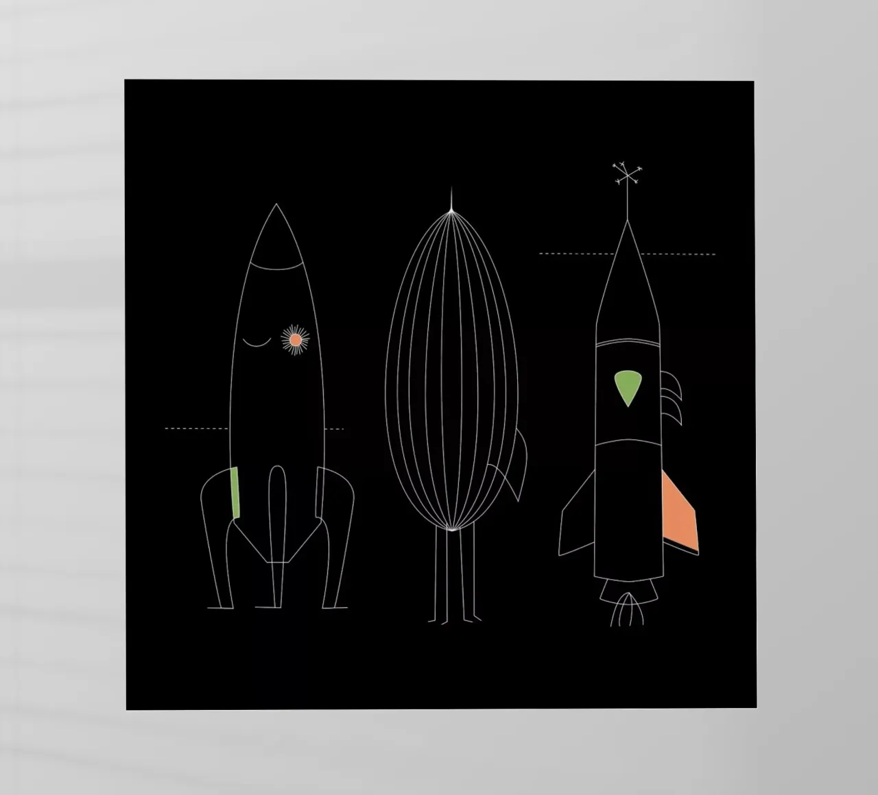 Rockets pellicola backlit da The Gently Unfurling Sneak