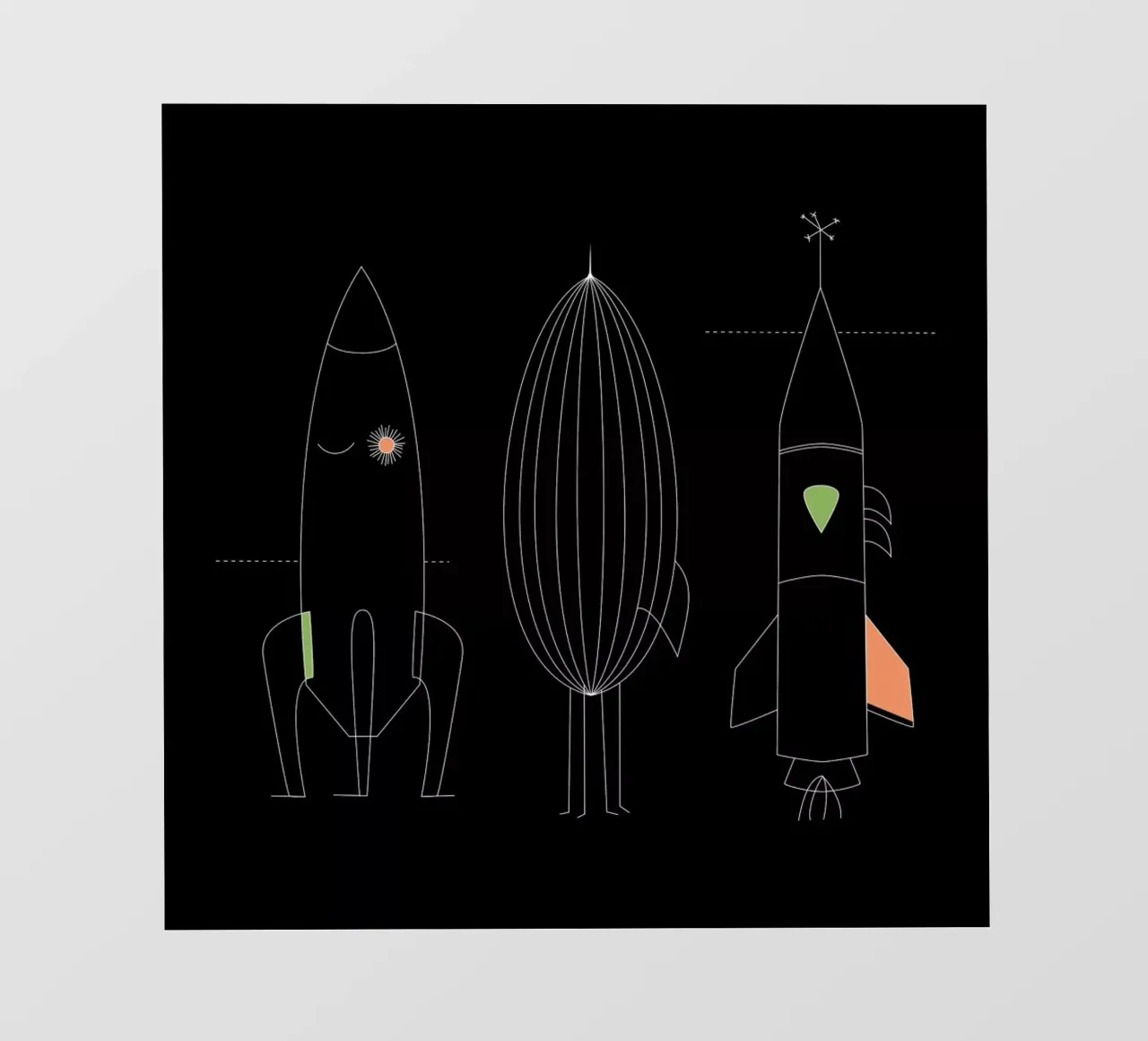 Rockets pellicola backlit da The Gently Unfurling Sneak