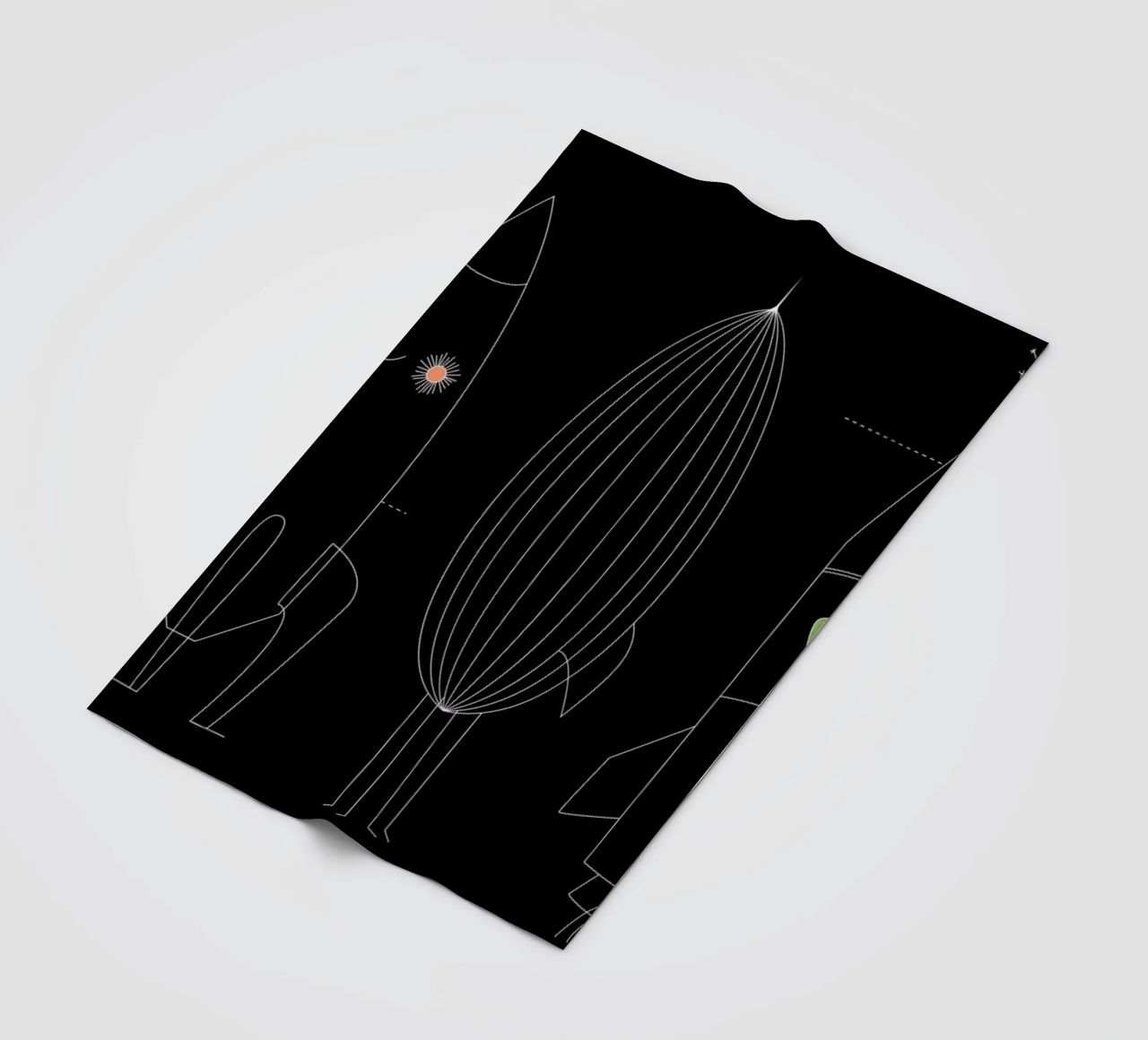 Rockets coperta in pile da The Gently Unfurling Sneak