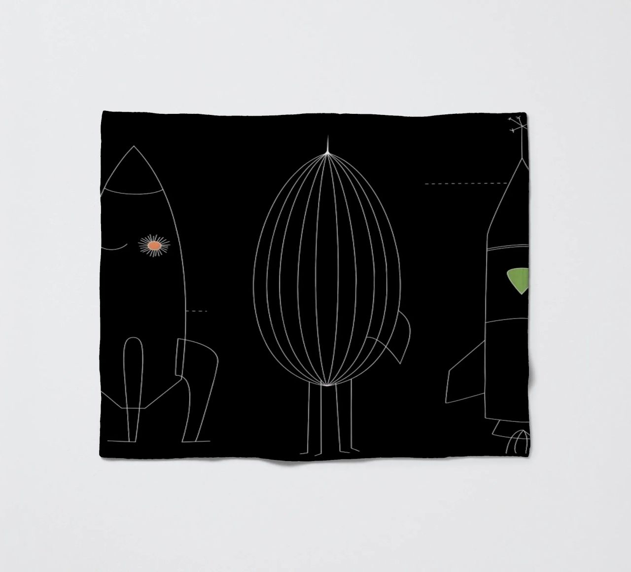 Rockets coperta in pile da The Gently Unfurling Sneak