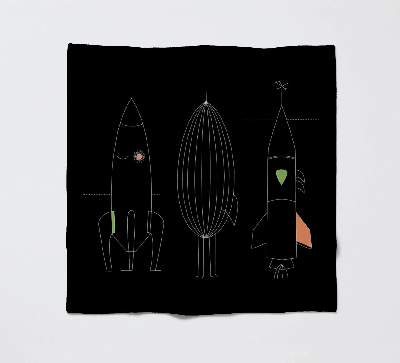 Rockets coperta in pile da The Gently Unfurling Sneak