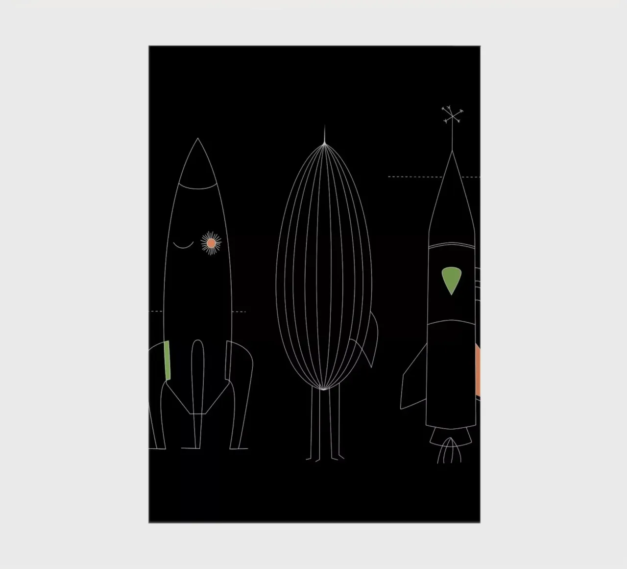 Rockets notebook by The Gently Unfurling Sneak