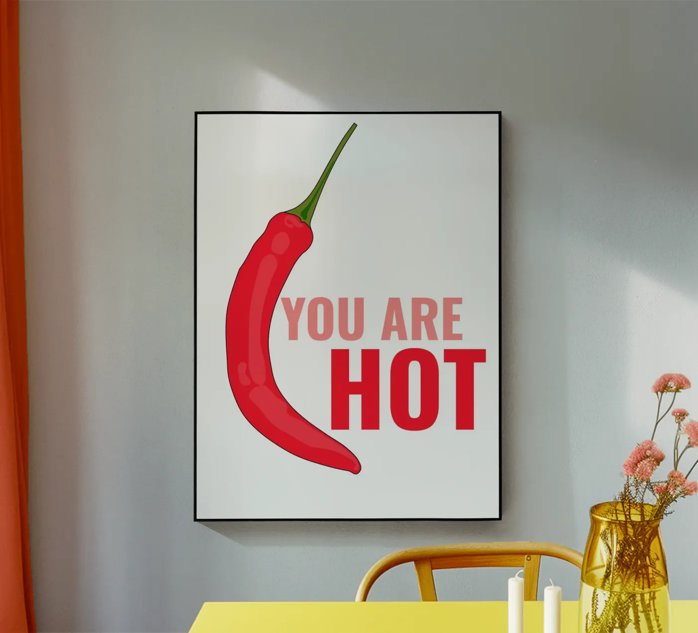 "You Are Hot" plexiglass da ramosashop