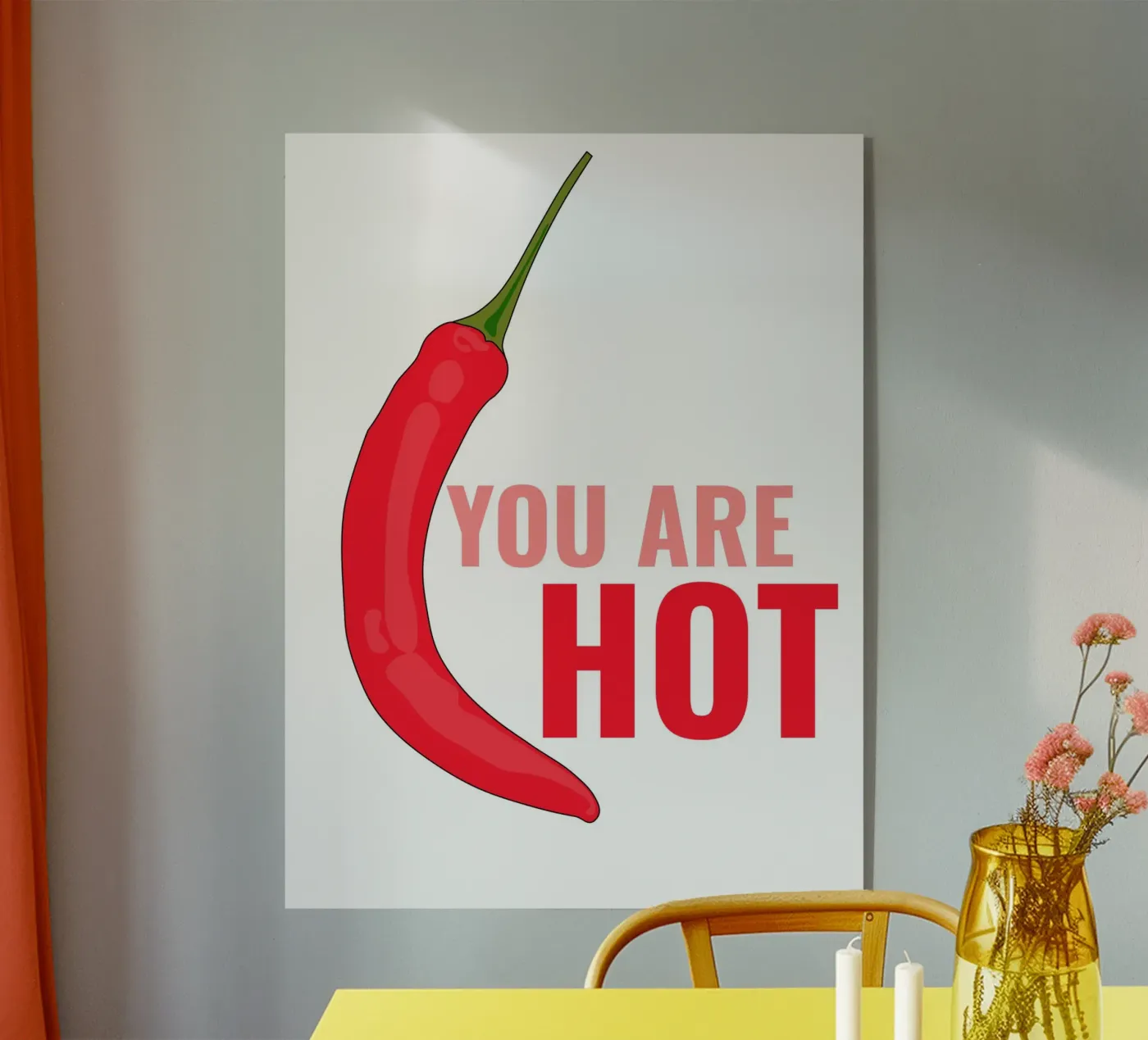 "You Are Hot" plexiglass da ramosashop