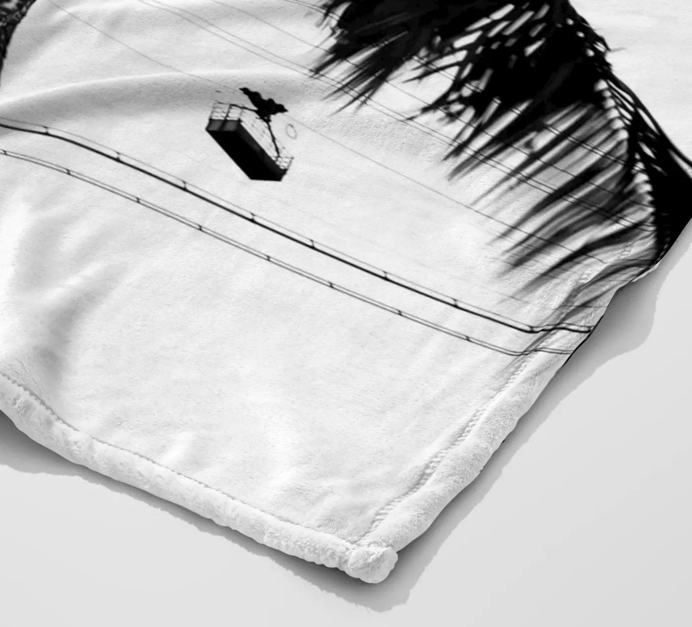 Cablecar fleece blanket by rafael campezato