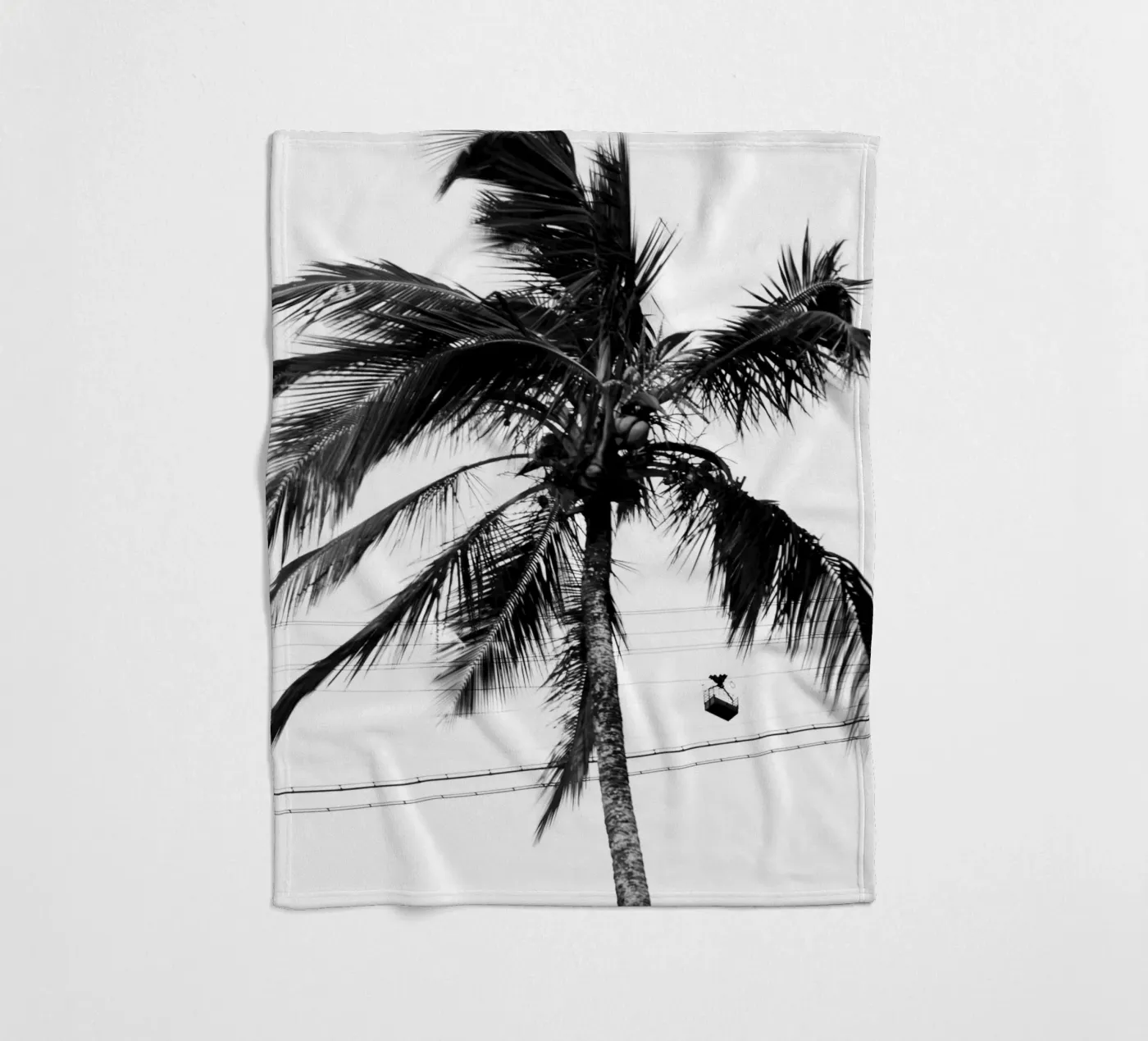 Cablecar fleece blanket by rafael campezato