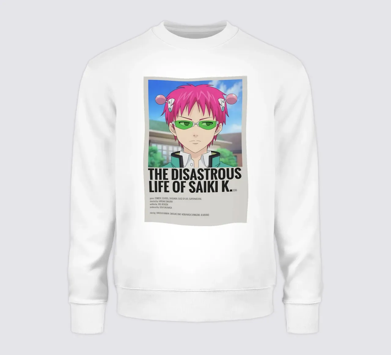 THE DISASTROUS LIFE OF SAIKI K.  2016 felpa da Totoya