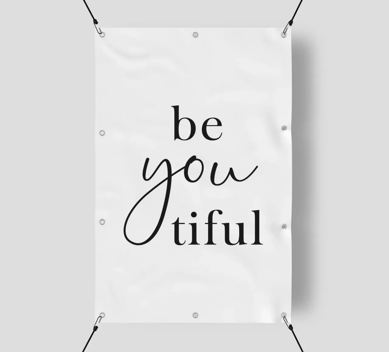 Beyoutiful telo in pvc da NouveauPrints