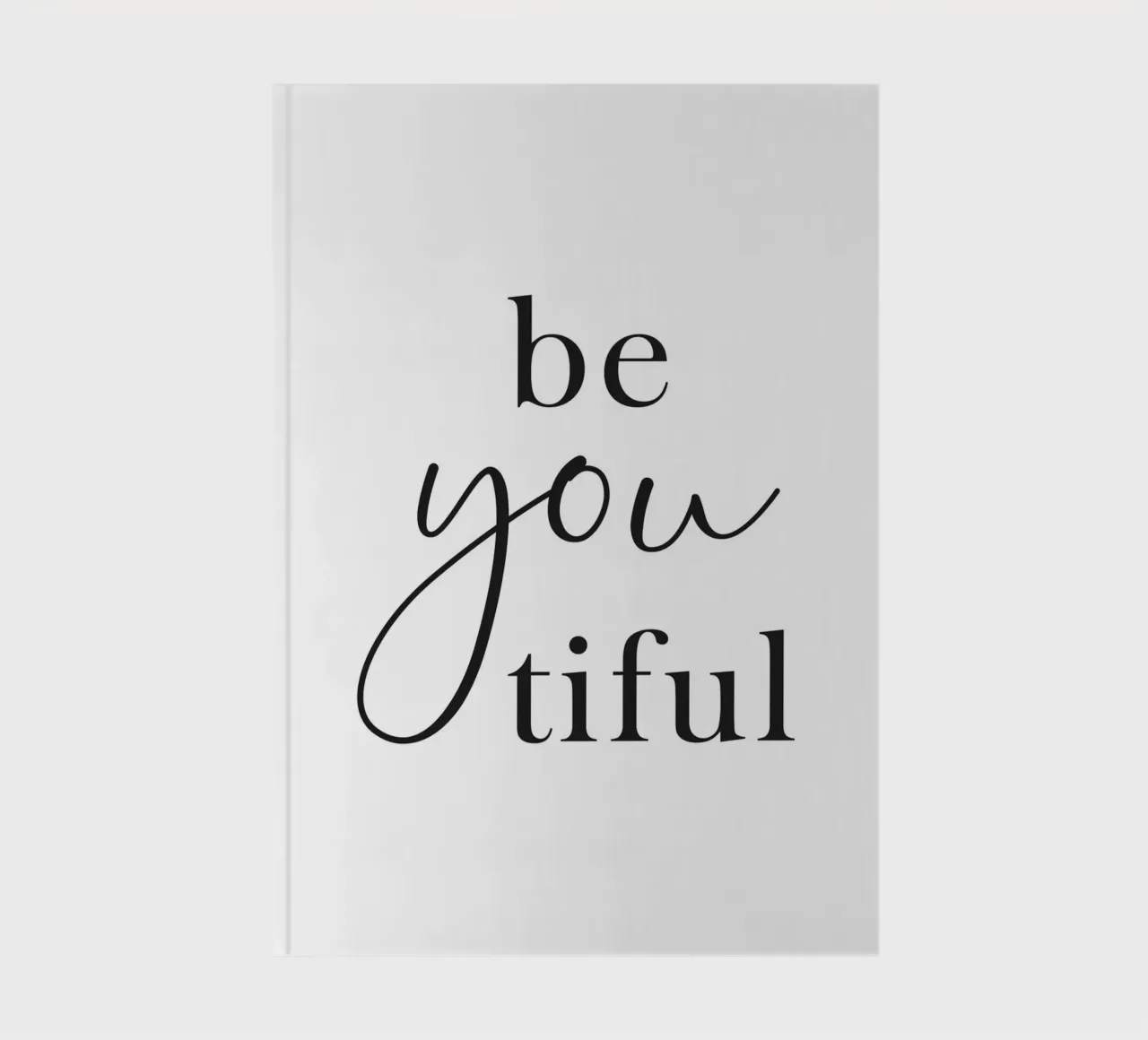 Beyoutiful notebook by NouveauPrints