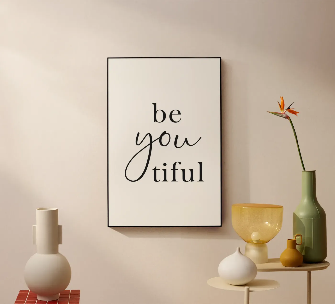 Beyoutiful - Be you plexiglass da NouveauPrints