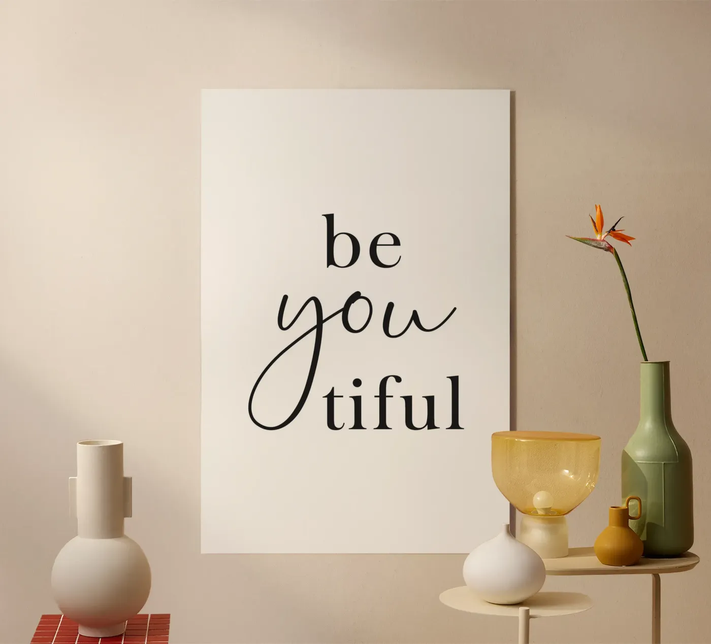 Beyoutiful - Be you plexiglass da NouveauPrints