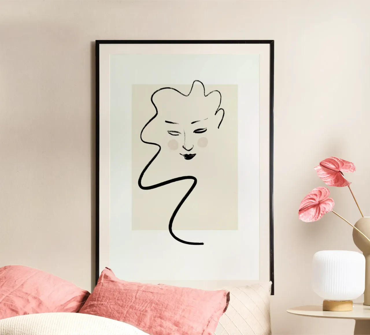 Elegance poster con telaio in plastica da Graphite