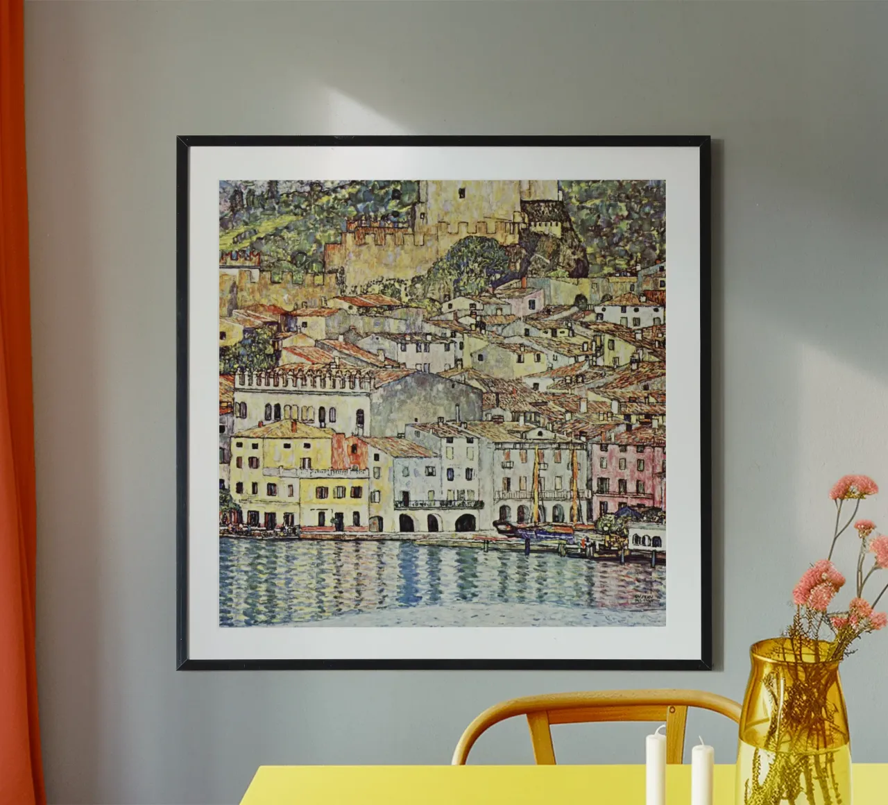 Malcesine sul lago di Garda di Gustav Klimt 1913 poster da Gustav Klimt ART Prints