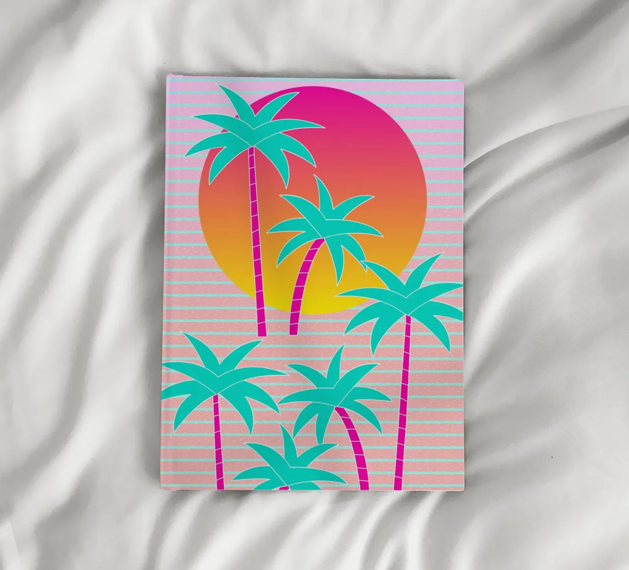 Hello Miami Sunset notebook by SilverPegasus