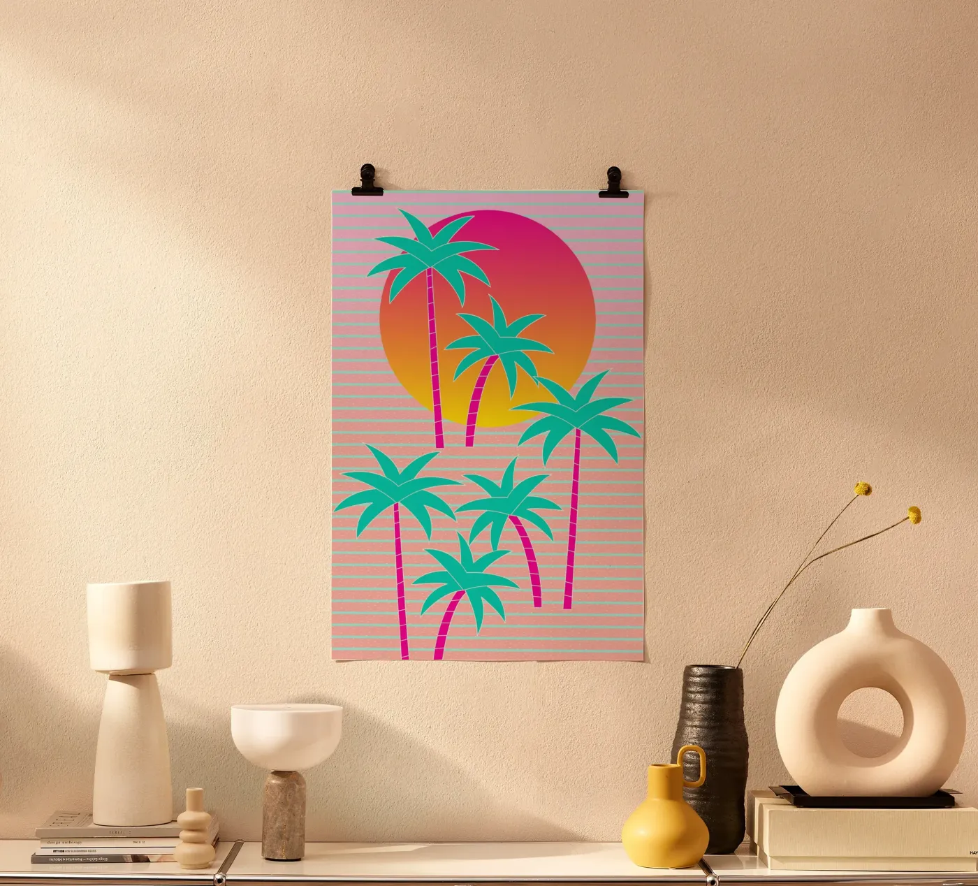 Hello Miami Sunset poster da SilverPegasus