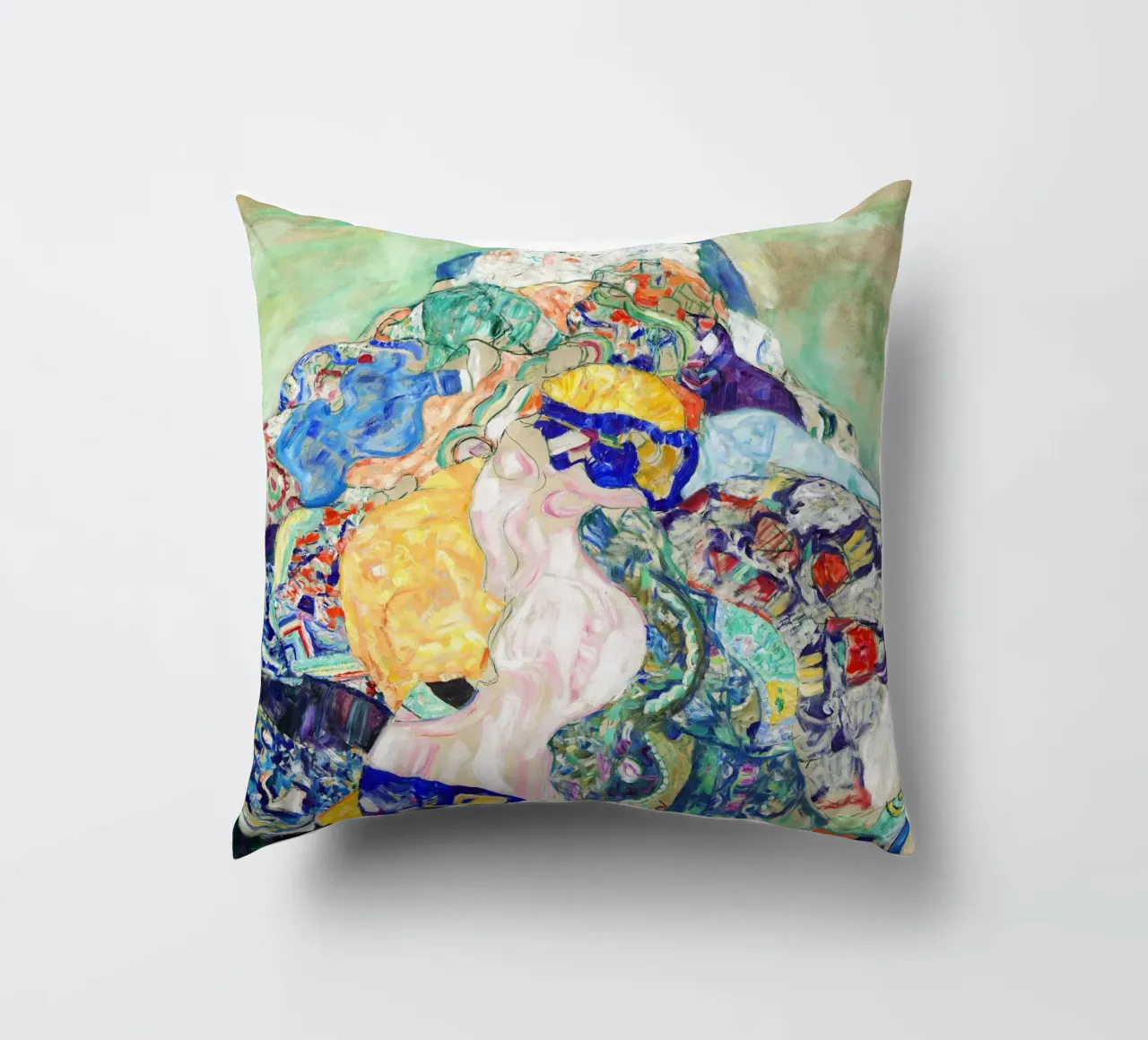 Gustav Klimt’s Baby (Cradle) 1917 cuscino da Gustav Klimt ART Prints