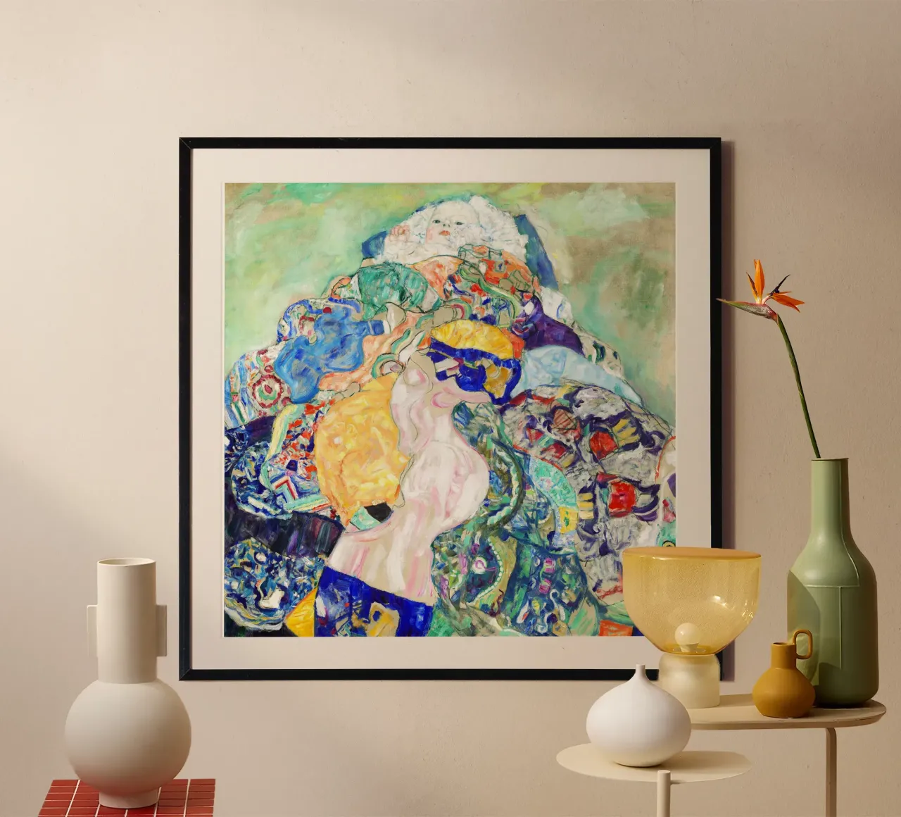 Gustav Klimt’s Baby (Cradle) 1917 carta hahnemühle da Gustav Klimt ART Prints