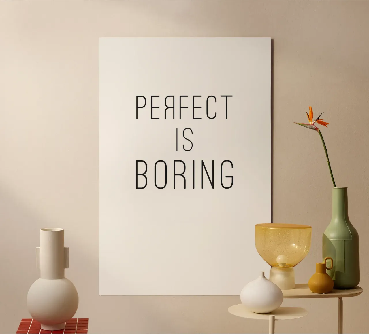 Perfect is saai aluminium-dibond van NouveauPrints