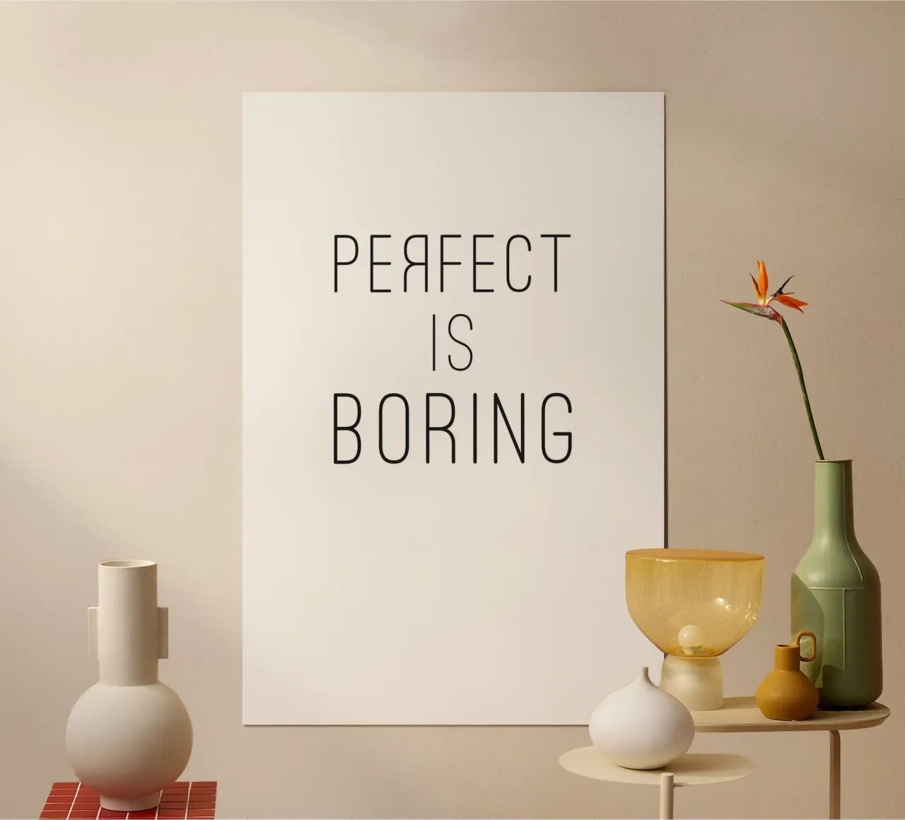 Perfect is saai hahnemühle van NouveauPrints