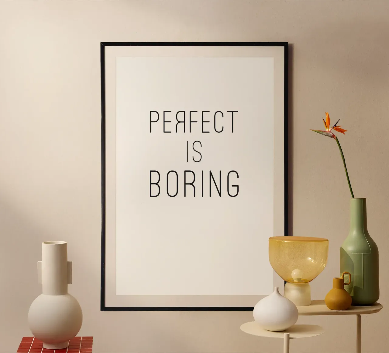 Perfect is saai hahnemühle van NouveauPrints