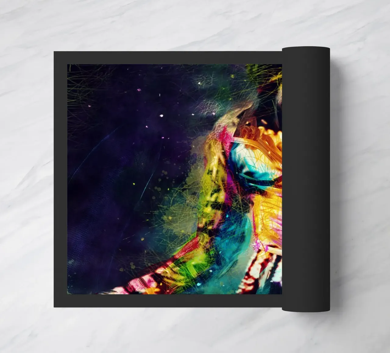 Iconic Michael Jackson colorful pop art zerbino da Hantamrata