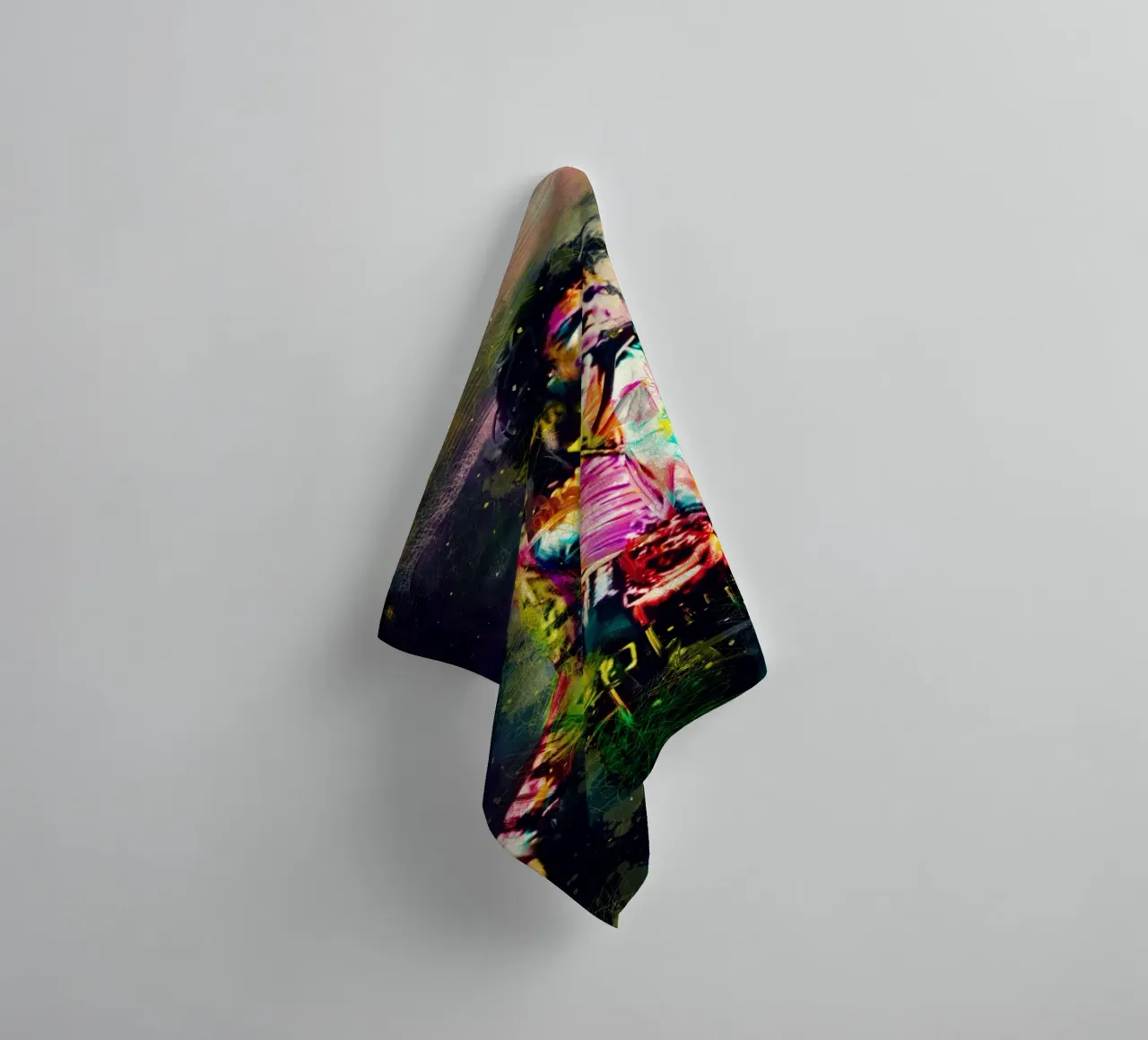 Iconic Michael Jackson colorful pop art asciugamano da bagno da Hantamrata