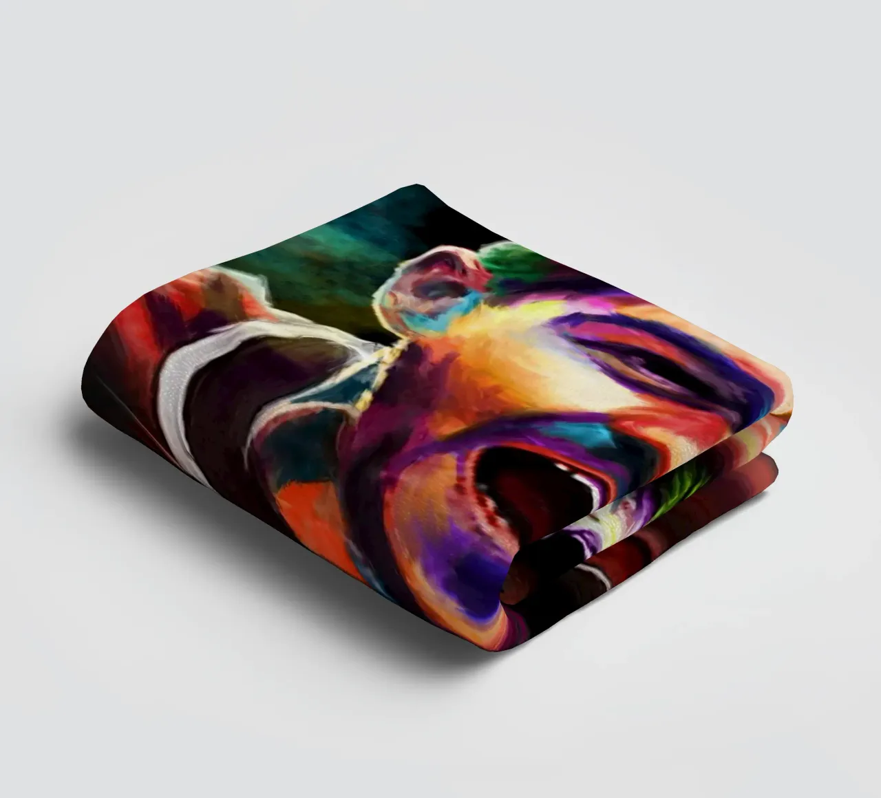 Steven Gerrard astratto colorato pop art asciugamano da bagno da Hantamrata