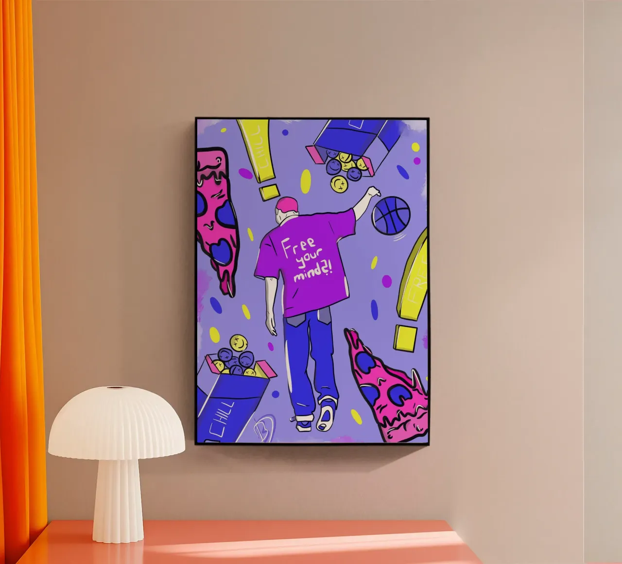 Free your mind plexiglass da Bedfrnt Art