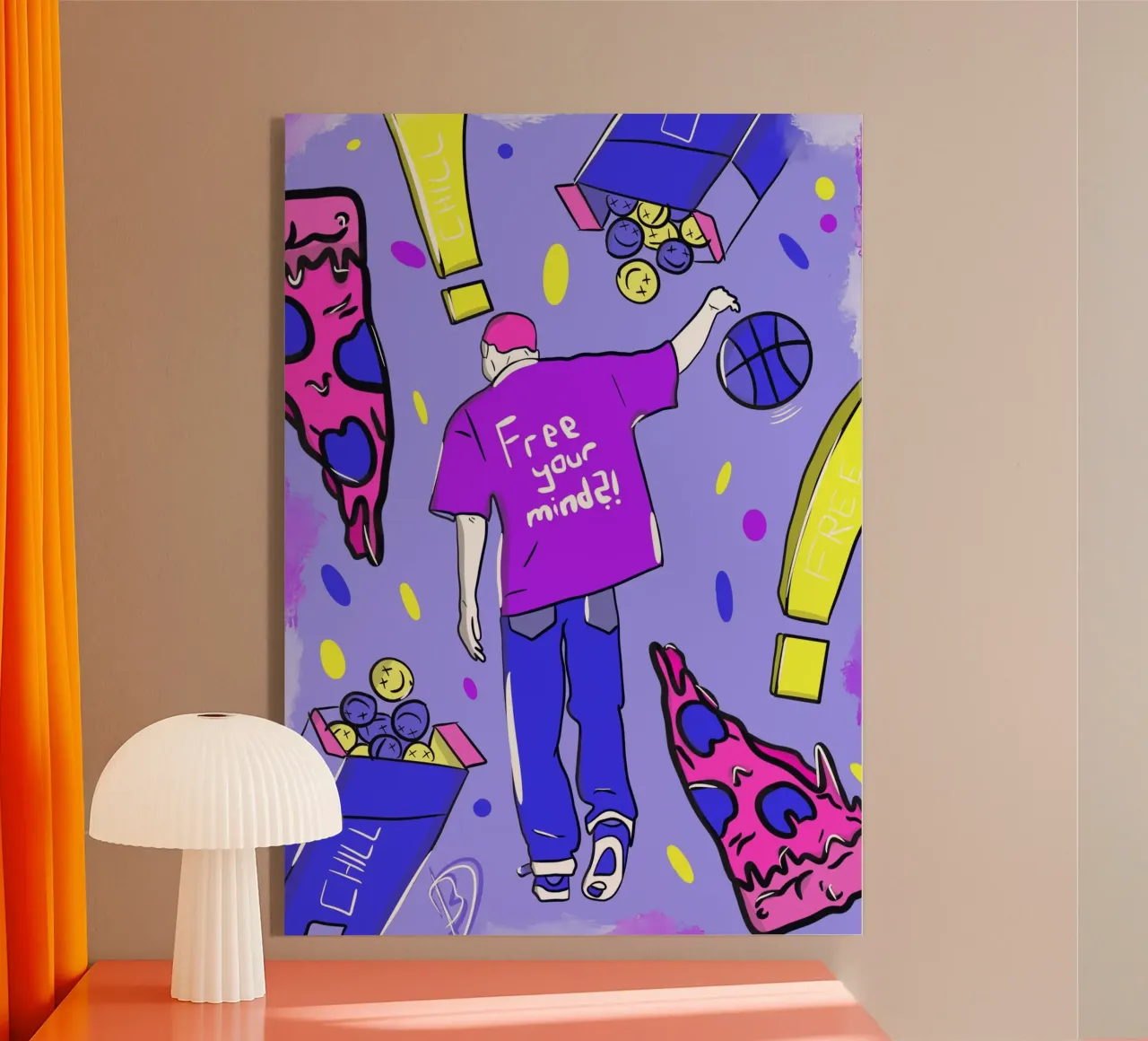 Free your mind plexiglass da Bedfrnt Art