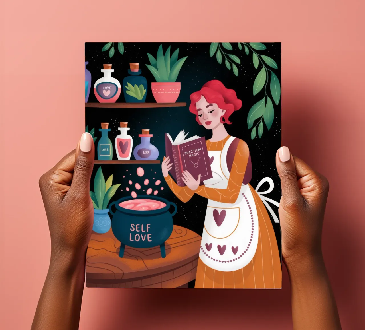 Self-Love Potion sticker sheet by Fine Sanctuary