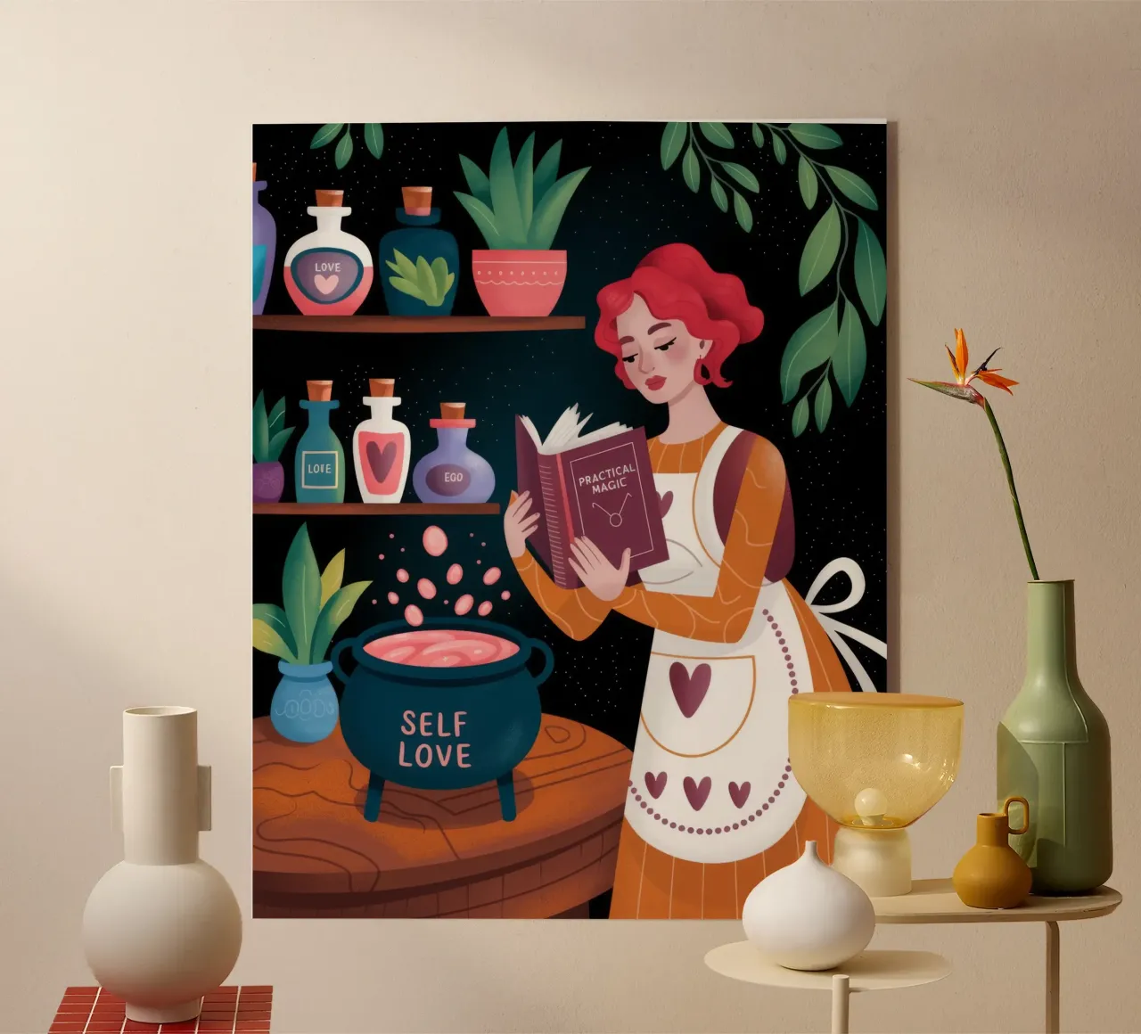 Self-Love Potion acrylic glass by Fine Sanctuary