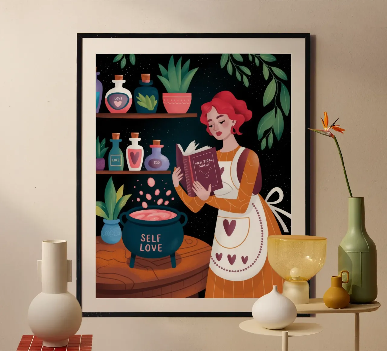 Trank der Selbstliebe Poster von Fine Sanctuary