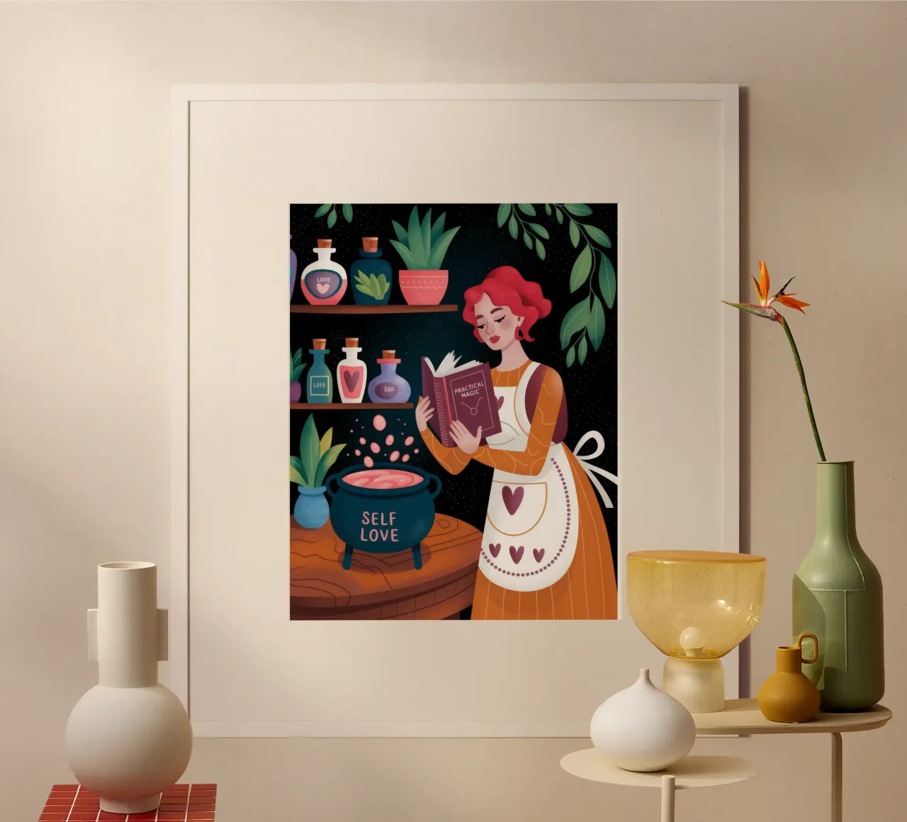 Trank der Selbstliebe Poster von Fine Sanctuary