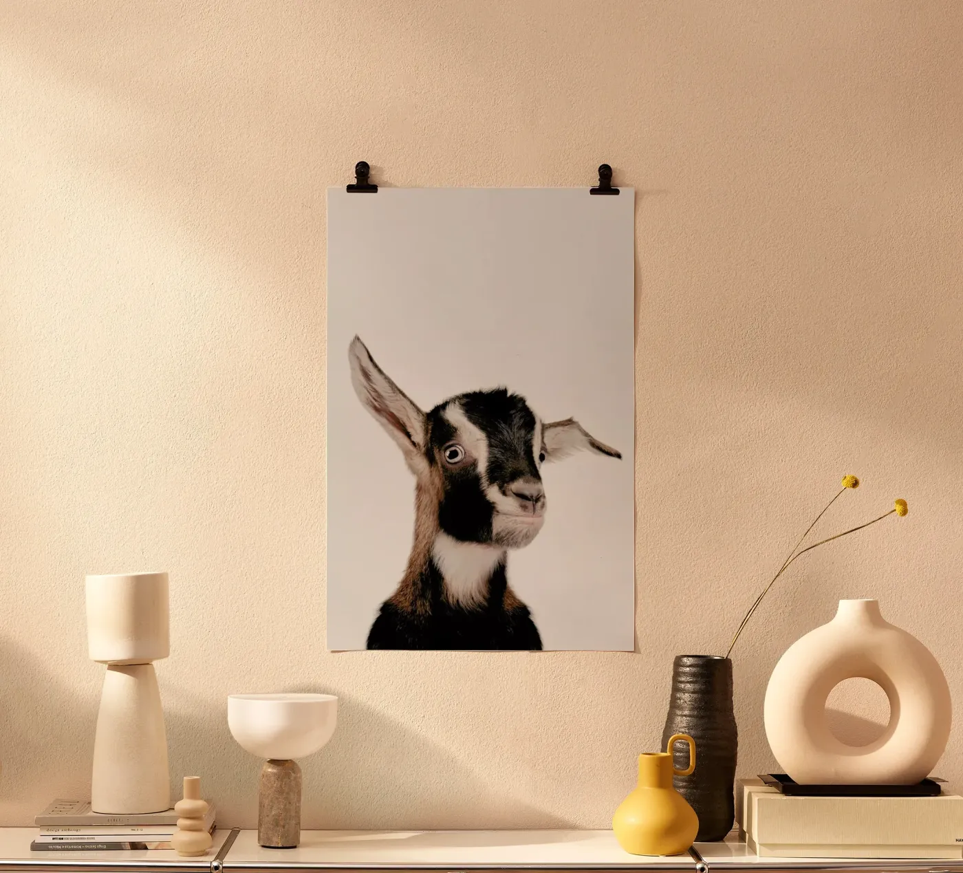 Goat poster van Paws & Claws