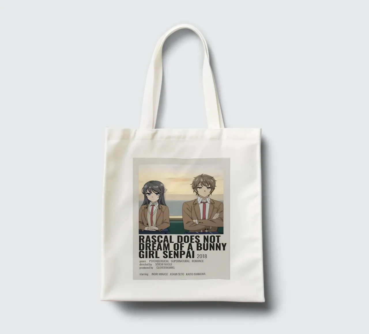 RASCAL DOES NOT DREAM OF A BUNNY GIRL SENPAI 2018 borsa in juta da Totoya