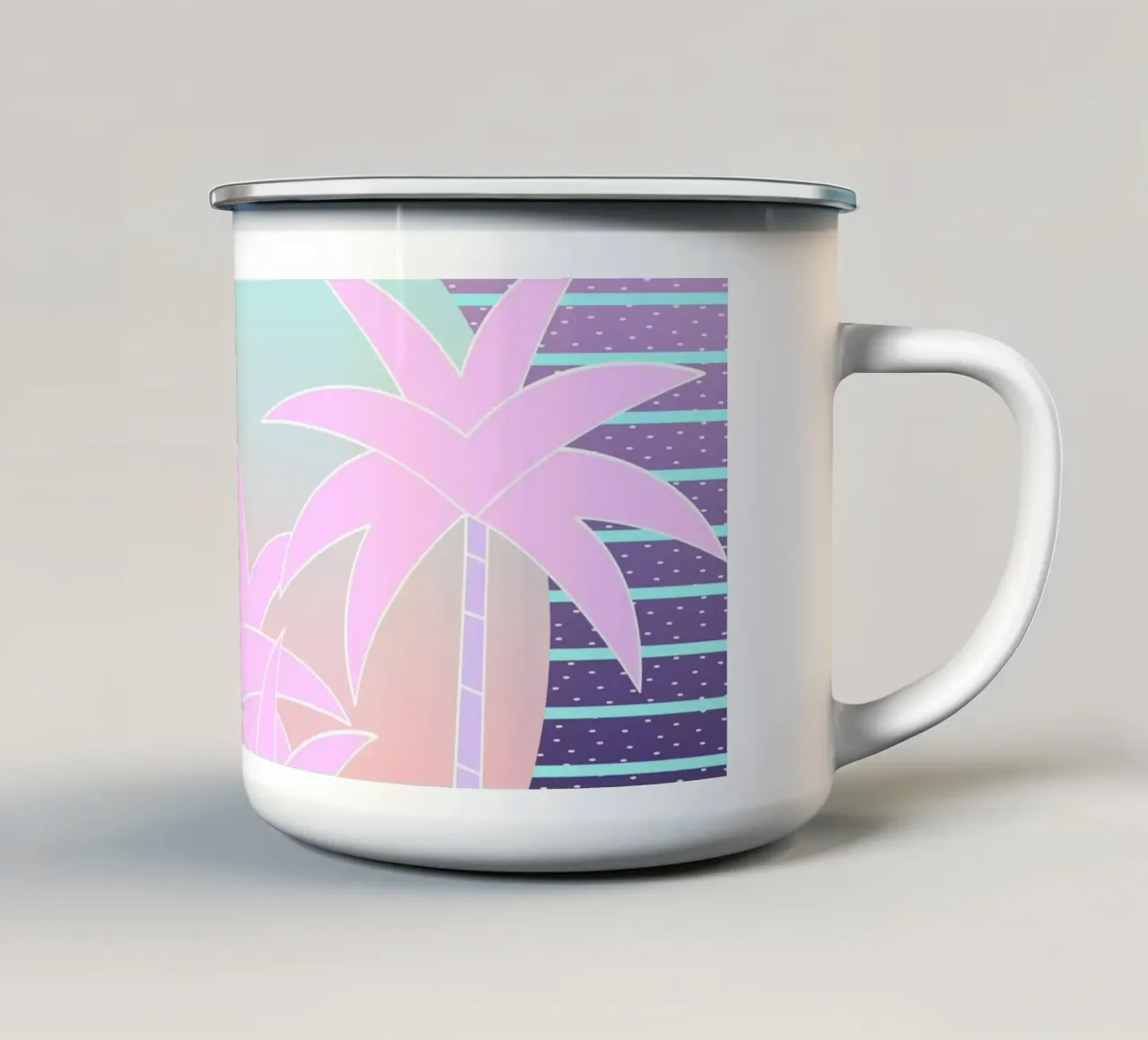 Ciao Miami Moonlight tazza in smalto da SilverPegasus