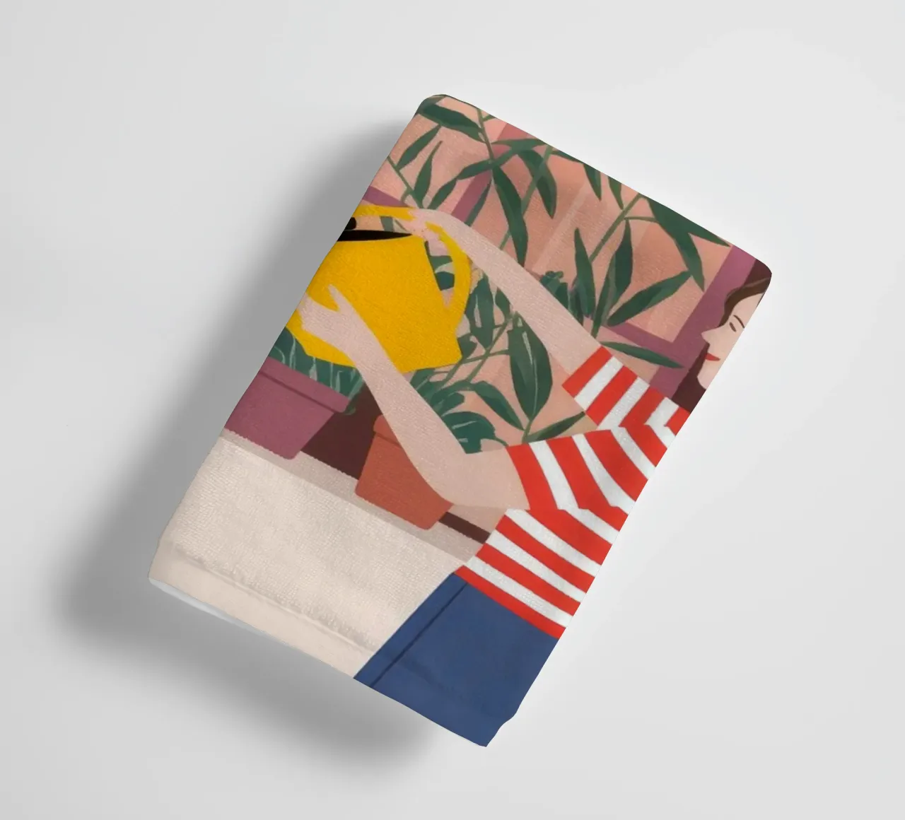 Urban Garden View towel by Fine Sanctuary