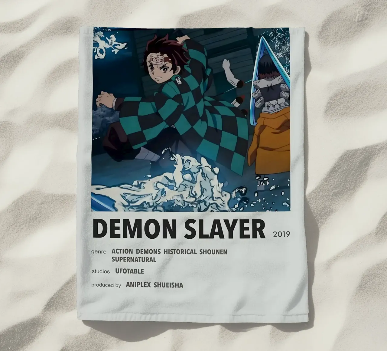 DEMON SLAYER  2019 beach towel by Totoya