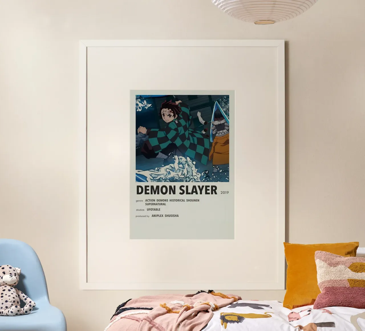 DEMON SLAYER  2019 poster con telaio in plastica da Totoya