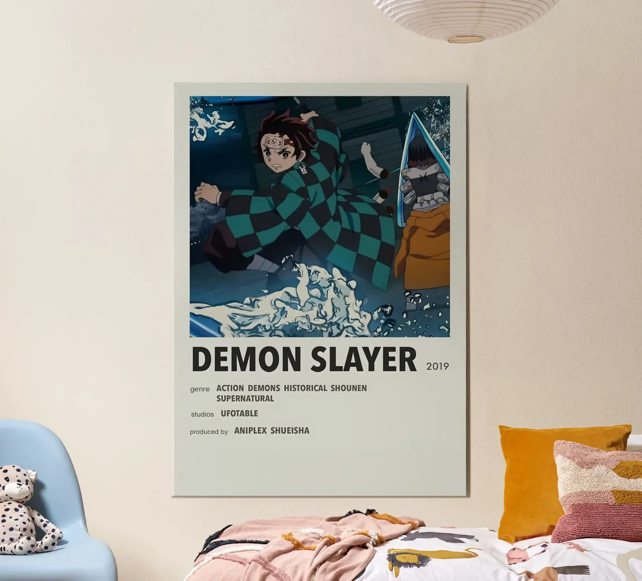 DEMON SLAYER  2019 poster con telaio in plastica da Totoya