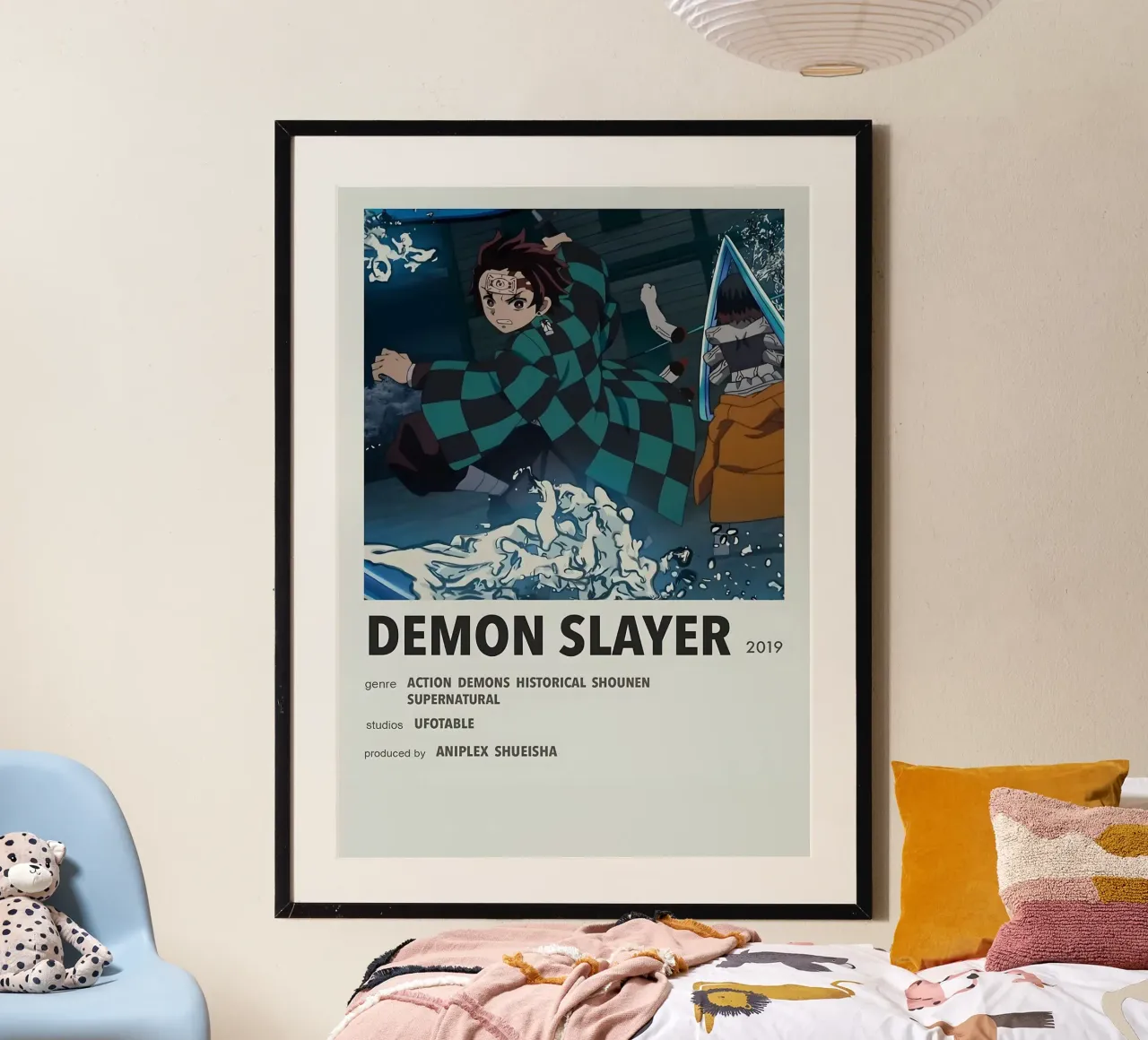 DEMON SLAYER  2019 poster con telaio in plastica da Totoya