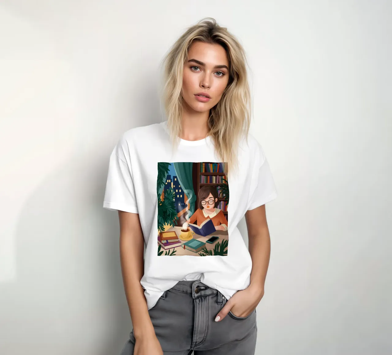 Ätherisches Leseheiligtum T-Shirt von Fine Sanctuary