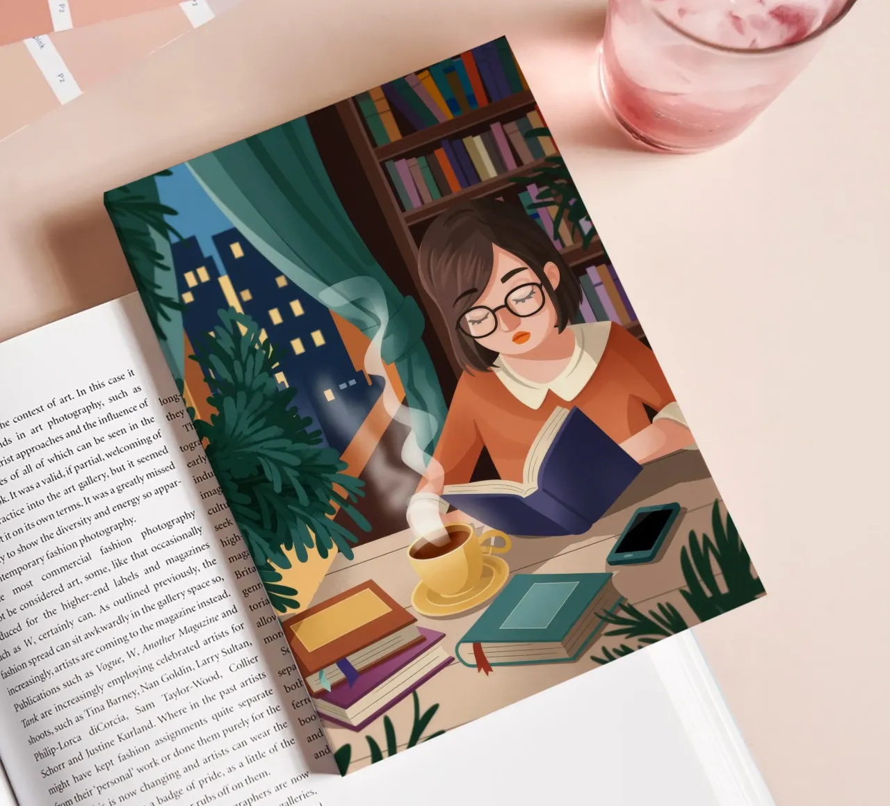 Ethereal Reading Sanctuary notebook by Fine Sanctuary