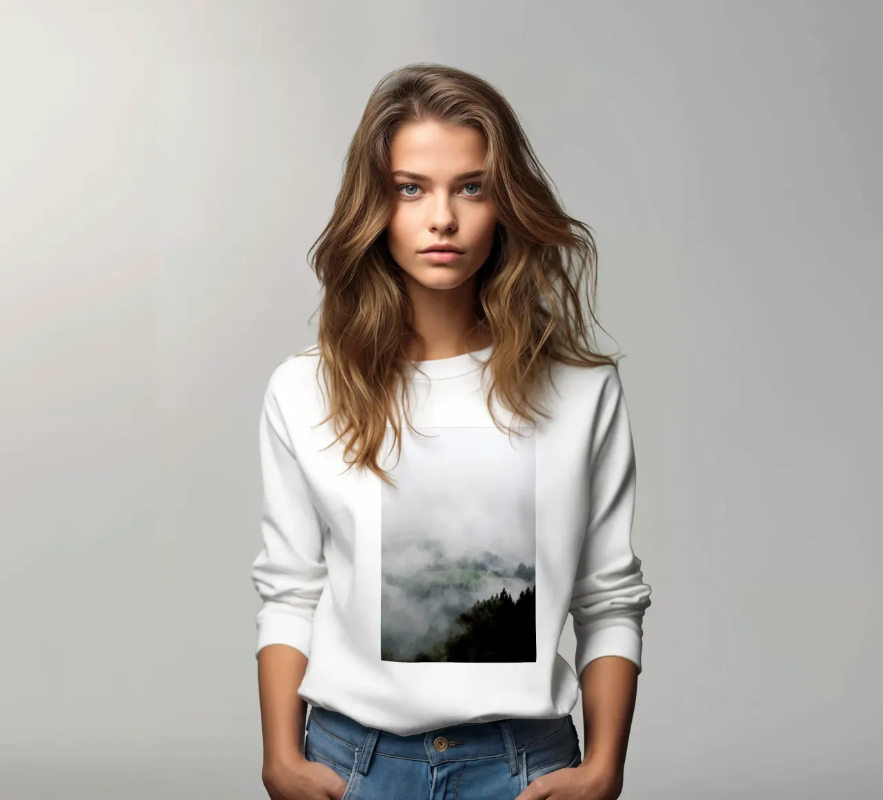 The House in the Mountains sweatshirt by Studio Nahili